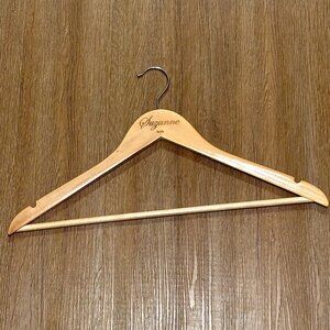 Personalized Wooden Wedding Hanger for Suzanne’s big day!